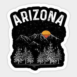 Vintage Retro Arizona State Sticker